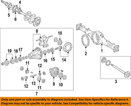 Toyota oem 4242334040 axle & differential-hub & bearing retainer