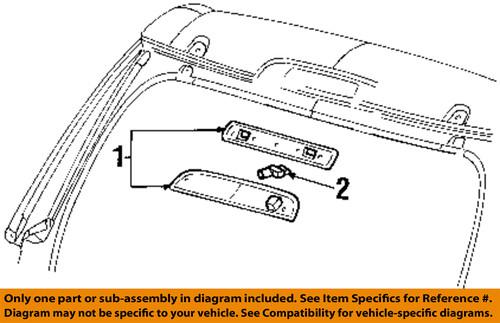 Ford oem 8l2z13a613a high mount brake light-high mount lamp