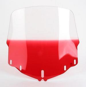 Memphis shades goldwing windshield gl1500 standard vented gradient ruby/red