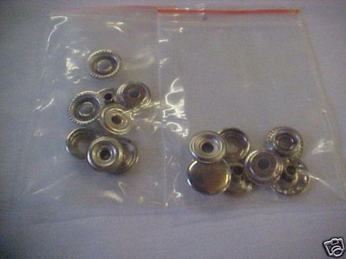 Heavy duty snaps to repair vests and chaps