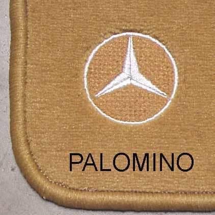 Mercedes benz new 380sl 450sl 560sl palomino floor mats