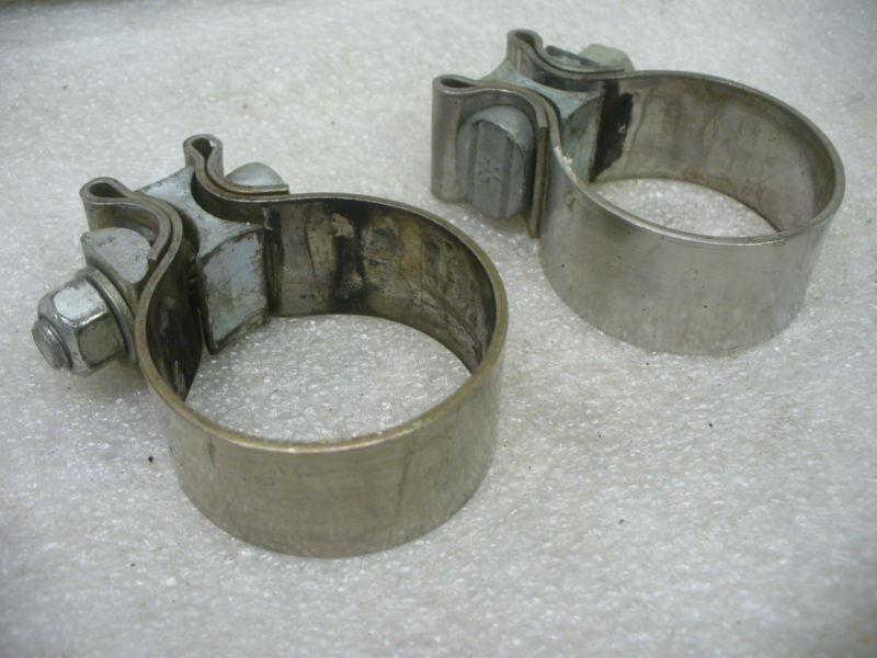 Buy Harley 00Up Touring/XL/SFTL./FXD & Dyna OEM Muffler Clamps,Two