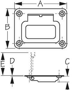 Sea-dog corp 2218201 stainless hatch handle