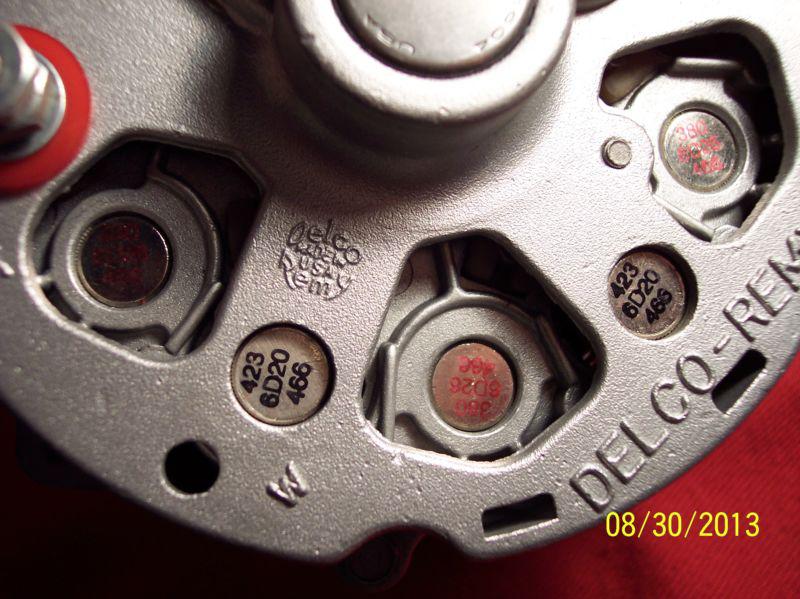 1100693 6E25 DELCO ALTERNATOR 1966 CORVETTE & CHEVELLE, US $185.00, image 6