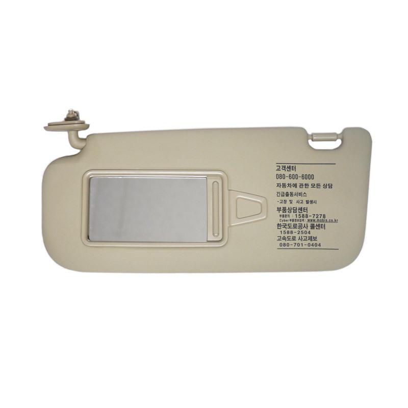Oem parts interior sun visor (left, baige) for hyundai 2006-2010 elantra hd