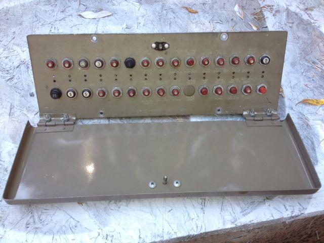 Cessna 310 circuit breaker box w/ cover
