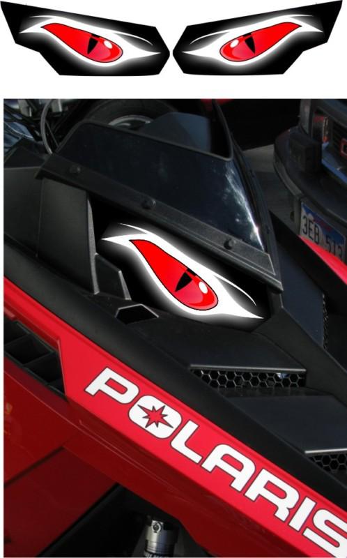Polaris rush pro rmk 600 700 800 indy assault 155 163 headlight  decal sticker 4