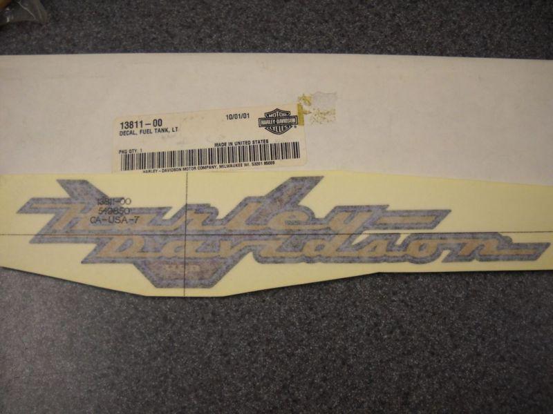 New harley davidson road king tank decal emblem 13811-00 left side