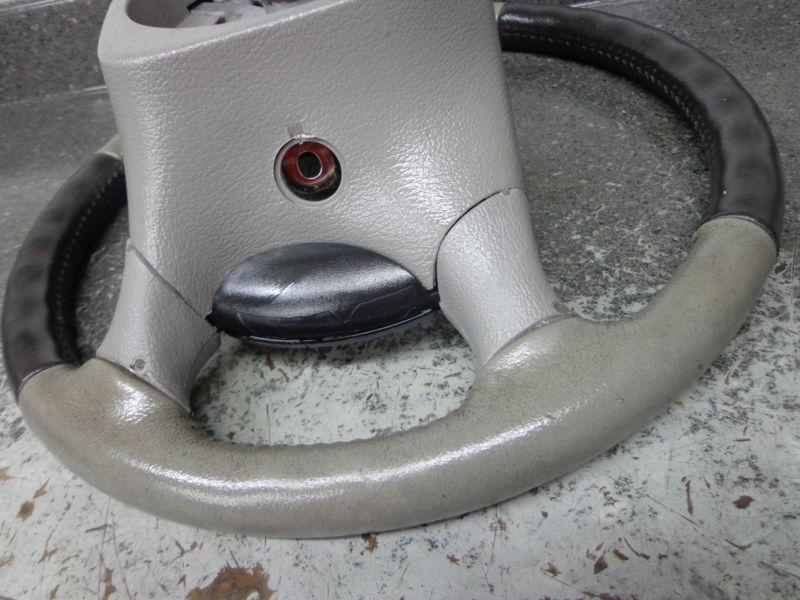 Ford Mustang Steering Wheel GT Grey Leather Wrapped Gray 99-04, US $89.99, image 8