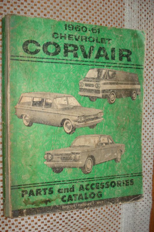 Buy 1960 1961 CHEVY CORVAIR PARTS BOOK CATALOG ORIGINAL NUMBERS MANUAL