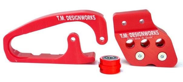 Tm designworks slide-n-glide kit am red trx450r 06-11