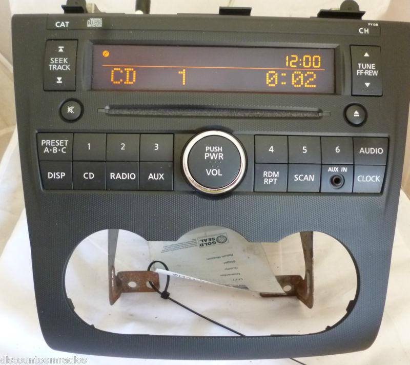 07-08 nissan altima radio cd player py13b 28185-zn40a nb*