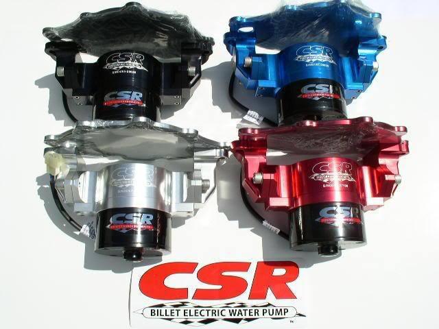 New ford small block csr billet electric water pump 905 with bottom fitting   