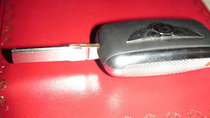Bentley Continental New Blank Uncut Key Blade ( For Remote Key Entry Fob ), US $30.00, image 2