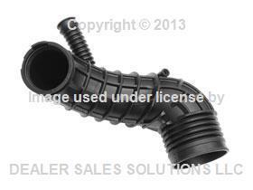 Bmw e83 intake boot air mass sensor 2 throttle housing hose flow meter elbow