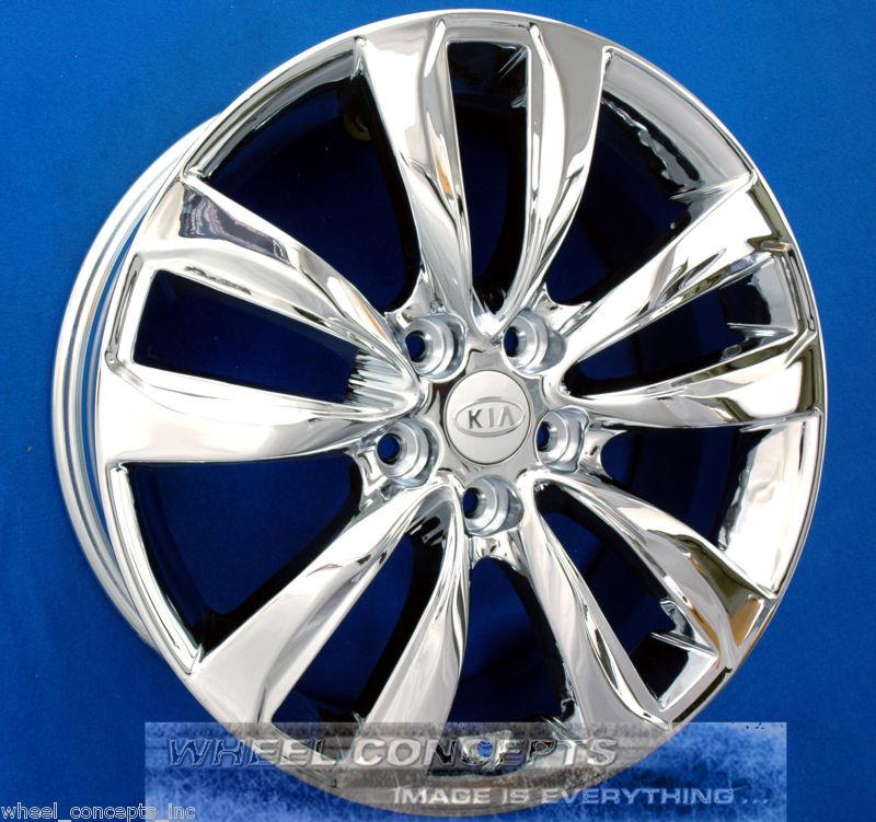 Kia sorento 18 inch chrome wheel exchange 18" rims new 2012