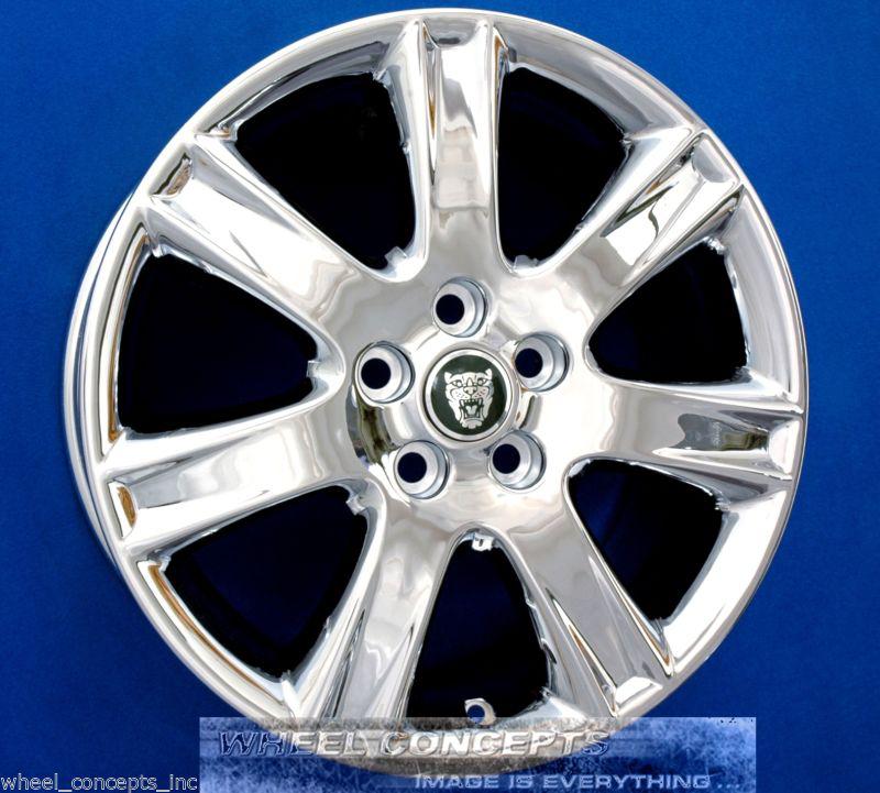 Jaguar x-type 17 inch chrome wheel exchange x-7 flute 