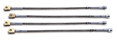 Russell 694050 brake lines street legal braided stainless dodge plymouth kit
