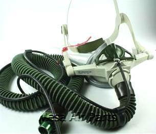 (qzs) airline crew oxygen mask w/ microphone p/n 114427-21 