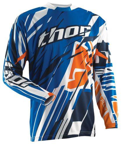 Thor flux shred jersey blue orange medium new 2014