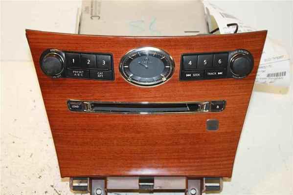 07 infiniti m35 console cd player oem lkq