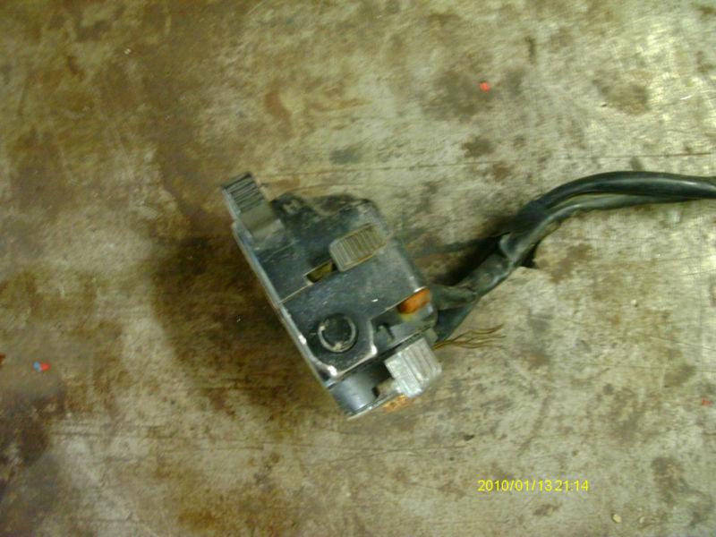 1973 kawasaki f11 left handlebar switch headlights blinker choke lever high beam