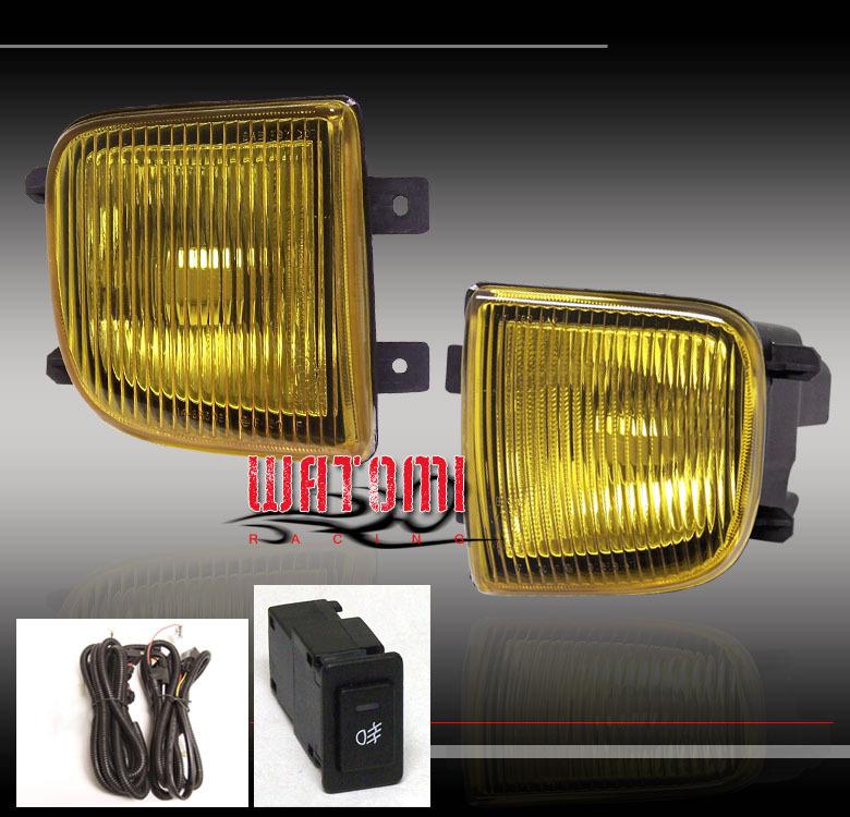 Sell 0004 NISSAN PATHFINDER OEM JDM FOG LIGHTS YELLOW 02 03 in