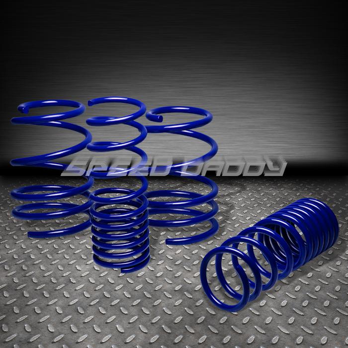 2" drop suspension lowering springs/spring 03-08 toyota corolla e120/e130 blue