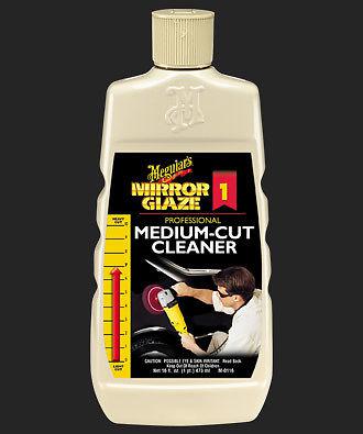 Meguiars mirror glaze medium cut 16 oz (4) bottles (free shipping)