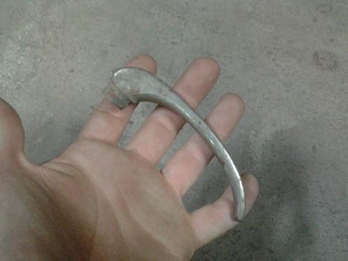 Vintage door handle nickle or chrome