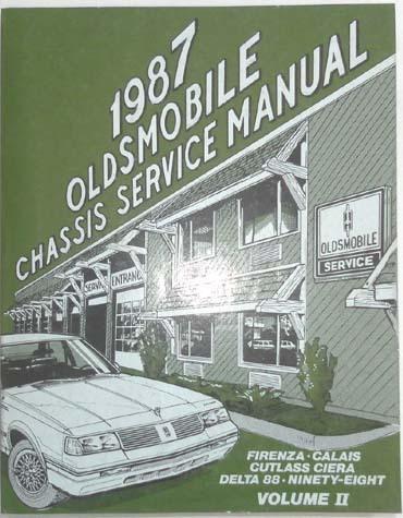 1987 oldsmobile service repair manual cutlass more