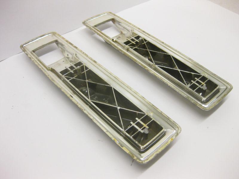 1966 67 68 1969 79 71 DODGE PLYMOUTH DOOR ARM REST TRIM CHROME HOUSING GOOD PAIR, US $21.39, image 3