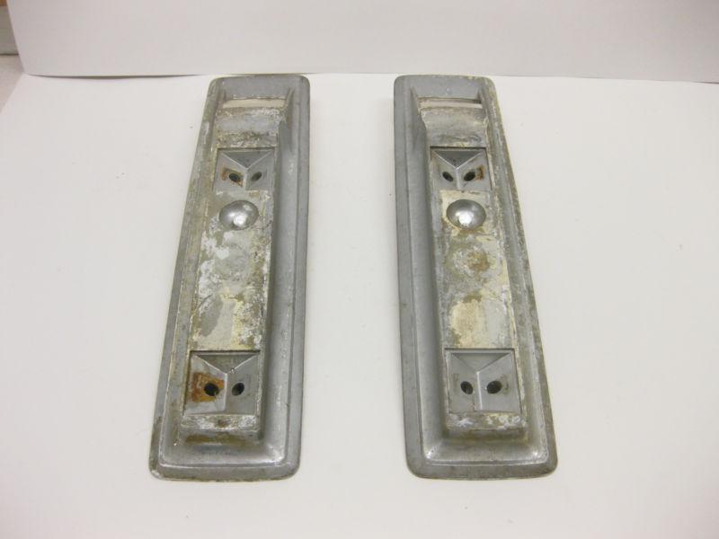 1966 67 68 1969 79 71 DODGE PLYMOUTH DOOR ARM REST TRIM CHROME HOUSING GOOD PAIR, US $21.39, image 5
