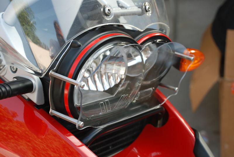 Bmw 1200 gs/adv 06/12 headlight protector guard with mountings.