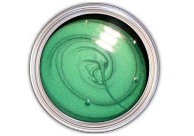 Emerald green metallic urethane basecoat gallon