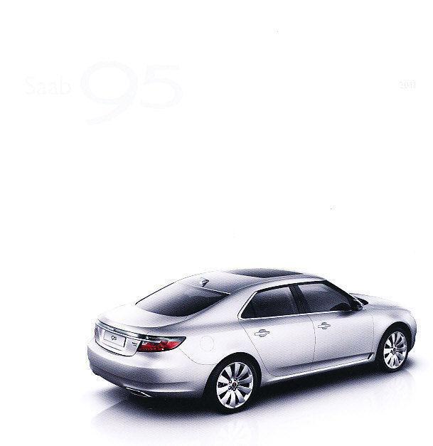 2011 saab 9-5 95 sedan original sales brochure - turbo xwd aero x
