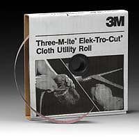 3m company 5028 1-1/2"x50 120 threemite elektrocut cloth utility rolls