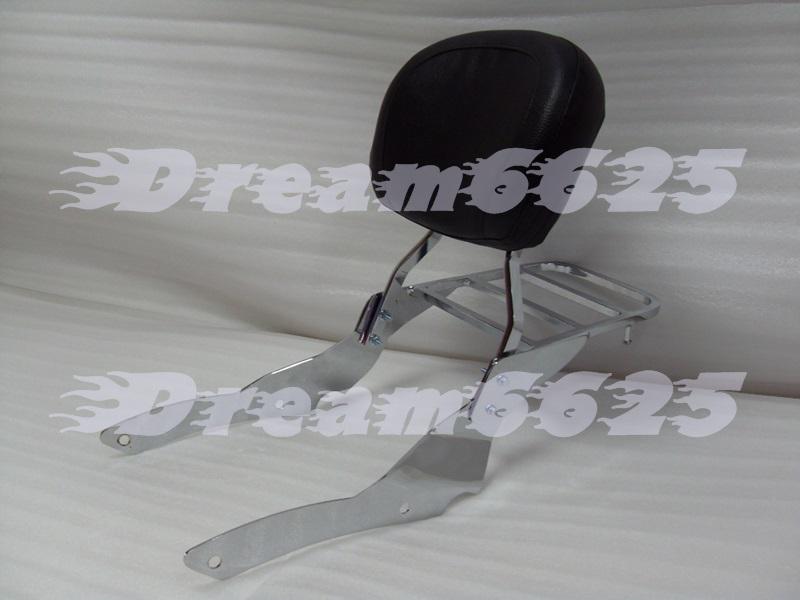 Backrest sissy bar fit for yamaha vstar custom 400 650 #cr