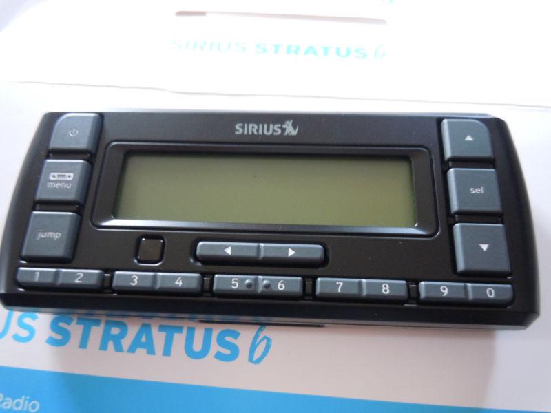 Sirius stratus 6 radio and vehicle kit.  new!!!  flawless!!