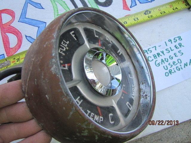 1957 57 58 chrysler gauges, US $45.00, image 3