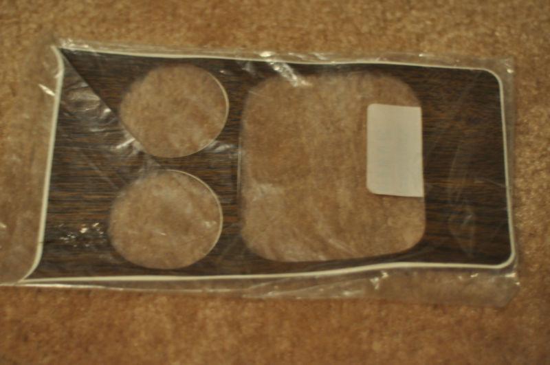 69' shelby woodgrain console application stickers