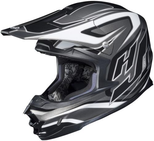 Hjc fg-x 2014 hammer mx/offroad helmet silver
