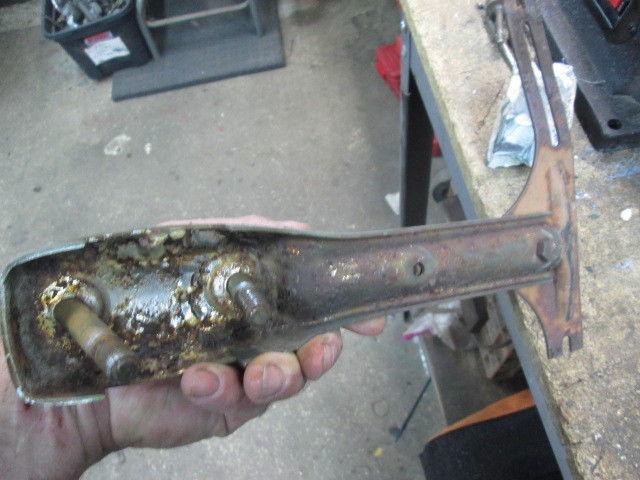 1936 Packard standard 8 senior left front bumper mount cover w/license bracket, US $65.00, image 2