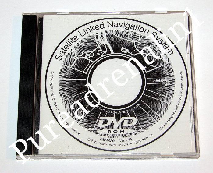 Oem 2003 2004 2005 honda pilot ex exl navigation satellite map disc cd dvd 