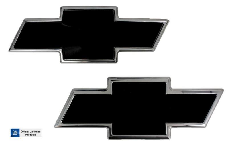 All sales 96106kp grille and tailgate emblem set avalanche polished/black 2 pc.