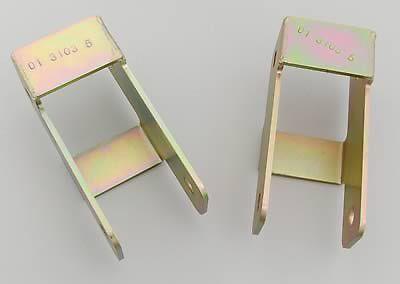 Superlift 3103-5 shackles 2.5" wide spring chevy gmc sonoma/s10/s15 pickup pair