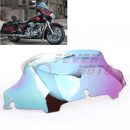 6.5''motor tinted windshield screen for harley street glide flhx touring 96-13fm