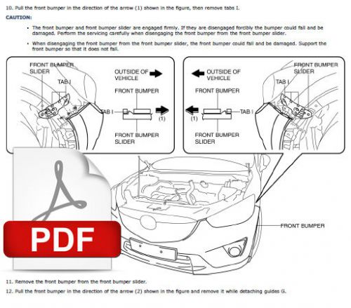 Mazda 2014 cx-5 cx5 ultimate oem factory workshop service shop repair fsm manual