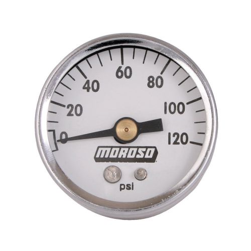 Moroso oil pressure gauge 0-120 psi 1-1/2 in diameter p/n 89611