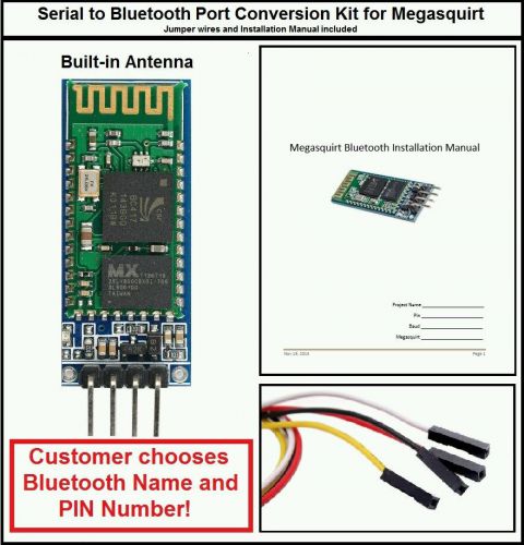 Megasquirt 1 onboard bluetooth converter.  datalog and tune with your cellphone!